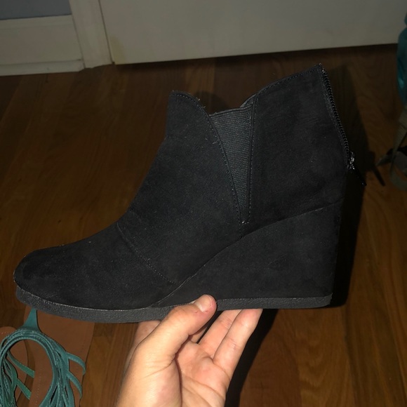 solid black booties - Picture 2 of 3
